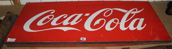 Tin sign Coca Cola circa 1960/70s